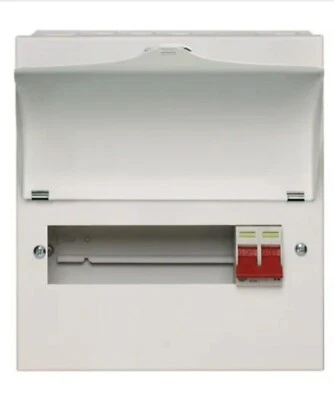 Wylex NM806L Amendment 3 Metal Clad 8 way Consumer Unit with 100A Main Switch  - Image 1 of 2