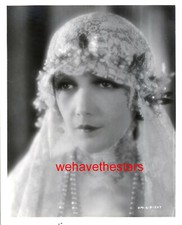 Vintage Jetta Goudal WEDDING DRESS '27 WHITE GOLD Publicity Portrait