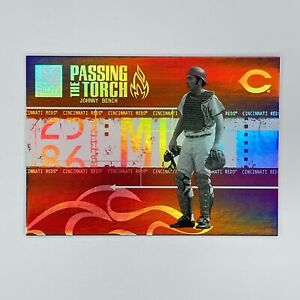 2005 Donruss Elite Passing the Torch Red Johnny Bench /500 #PT-18