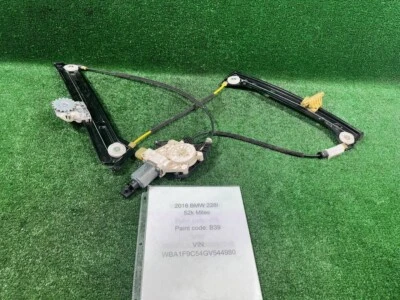 2014-2021 BMW 228i F22 F30 RIGHT PASSENGER FRONT WINDOW REGULATOR W/ MOTOR OEM Foto 1 de 4