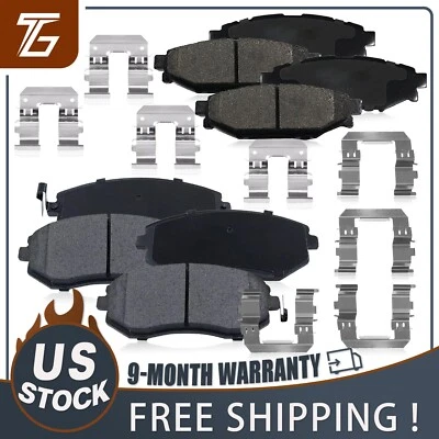 Front & Rear Ceramic Disc Brake Pads for 2005 - 2013 Legacy 2005 - 2013 Outback Foto 1 de 4