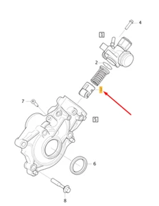 VOLVO XC60 MK2 Fuel Injection Pump Tappet 32139987 NEW GENUINE - Picture 1 of 2