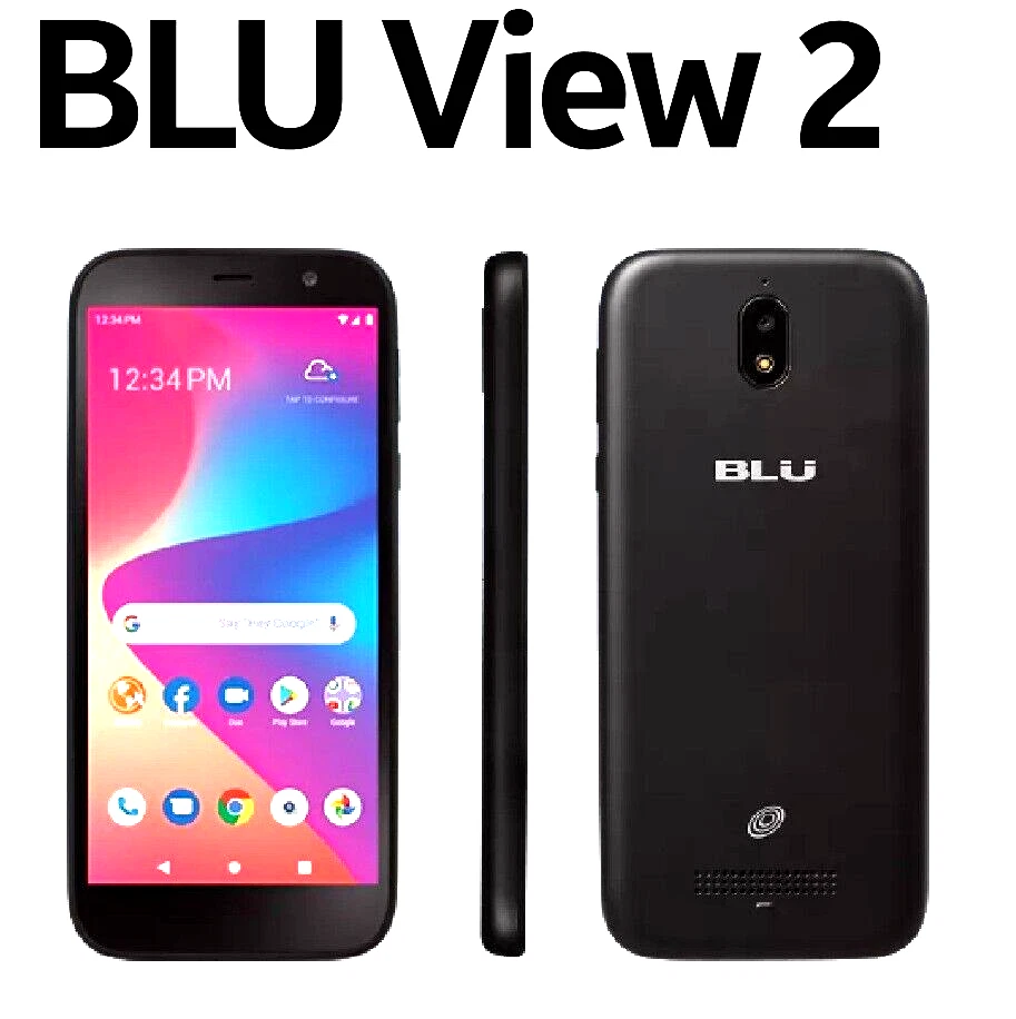 Tracfone BLU View 2 - B131DL - 32GB - Black - Prepaid Smartphone - Image 1 of 3