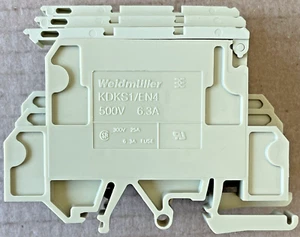 (3) WEIDMULLER KDKS1/EN4, 9503350000, Terminale fusibile, NUOVO - Foto 1 di 1