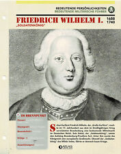 Friedrich Wilhelm I. / "Soldatenkönig" - Infokarte