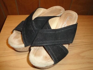 Prachtvolle Damenschuhe mit Keilabsatz Größe 5 schwarz/braun - Bild 1 von 4