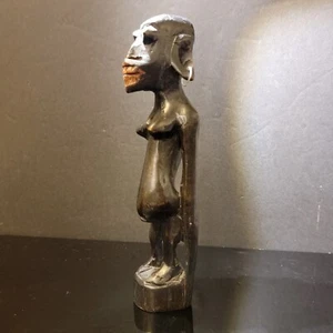 Hand carved Senoufo Tugubele maternity female ebony 8" African sculpture  - Picture 1 of 12