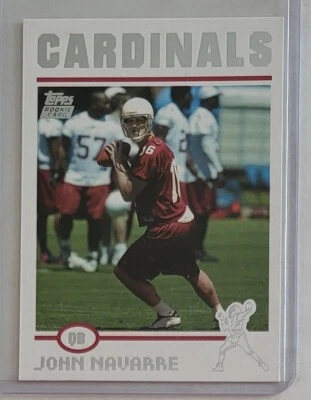2004 Topps Rookie #338 John Navarre Arizona Cardinals Football Card  - Image 1 of 2