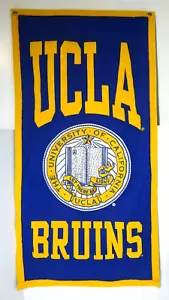 UCLA Bruins NCAA VINTAGE Felt 18" X 35" College Pennant Banner - Picture 1 of 7