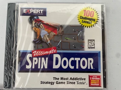 Vintage ULTIMATE SPIN DOCTOR Expert Software Game Win/Mac CD-ROM 1997 New Sealed - Image 1 of 2