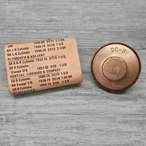 Engine Expansion Plug Dorman DC-11 1 3/4" Copper Plug - Bild 1 von 8