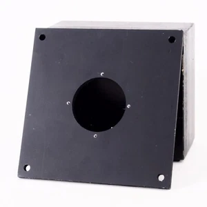 ^ Flat Black Metal Lens Board w/ Seiko-1 Opening [6mm Thick] Sinar/Horseman - Picture 1 of 2