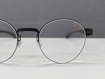 Monturas de gafas Ic Berlin para hombre mujer redondas negras pantufán P. Precio original: 499 € Foto 1 de 4