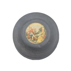 Vintage Aluminium Vanity Powder Music Box DI Alpen Working Collectible - Picture 1 of 7