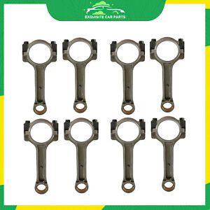 8 SET Floating Pin Connecting Rods for 1997-2013 Chevy GM 5.3L 6.0L 6.2L Gen IV