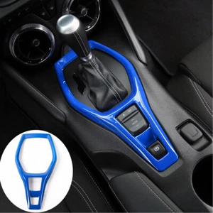 Central Gear Shift Panel Trim Decoration Covers for Chevrolet Camaro 2017+ Blue - Picture 1 of 7