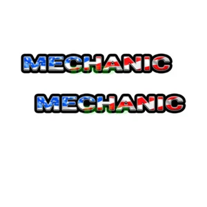 Mechaniker US Flagge Brotdose Schutzhelm Werkzeugkiste Helm Aufkleber 2er-Pack 9 Zoll - Bild 1 von 2