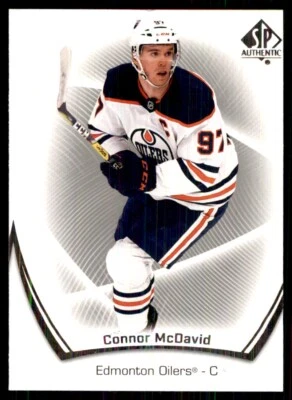 2021-22 SP Authentic Connor McDavid Edmonton Oilers #1 - Image 1 of 2