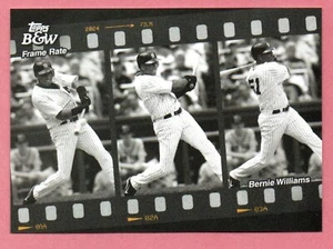 2024 Topps Black and White Frame Rate Bernie Williams, New York Yankees #FR8 - Picture 1 of 1