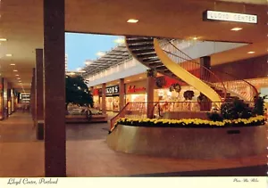 Cartolina 1969 O Portland Lloyd Center centro commerciale interni negozi 4x6 NC20 - Foto 1 di 2