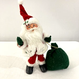 Annalee 2005 9" Winterberry Santa Weihnachten Urlaub Geschenk Sack Stechpalme 536505 EUC - Bild 1 von 7