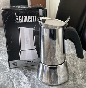 Cafetera espresso Bialetti Venus de inducción de acero inoxidable ~ 4 tazas - Imagen 1 de 4