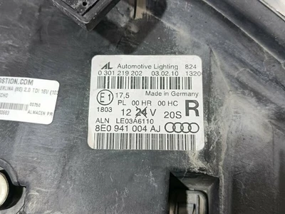 8E0941004AJ phare droit pour AUDI A4 BERLINA (8E) 2.0 TDI 16V 2004 240683 - Photo 1/4