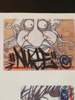 Banksy Art Original Blackbook Pg Graffiti Death NYC Dr.Nuse89 Pegatina ÚNICA EN SU CLASE USPS  Foto 1 de 4