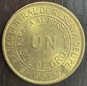 PERU REPUBLIK - SOL 1957 - Picture 1 of 2