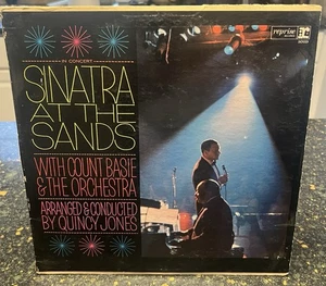 Frank Sinatra SINATRA AT THE SANDS w/ Basie & Quincy, 2-LPs, Reprise MONO (1966) - Picture 1 of 3