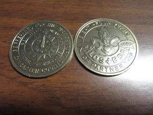 1997 National Jamboree Silver Colored LDS 84th Anniversary Coin c48 - Picture 1 of 1