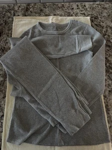 Youth Size 18 Two Piece Rib Pajamas Never Worn Thermal 3416 - Picture 1 of 6