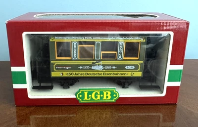 LGB Jahre 150 Restaurant DINING CAR G Scale Lehman 3013 Germany - Image 1 of 4