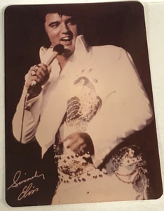 Mono Elvis Presley Vintage Cartera Talla Foto Imagen Elvis Blanco EP2 - Imagen 1 de 3