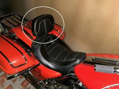 Almofada de encosto para motorista Seat Rider para Harley Ultra Limited FLHTK 14-23 - Imagem 1 de 4