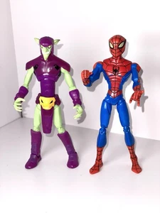 bundle The Spectacular Spider-man and Green Goblin action figure Hasbro 2008 - Foto 1 di 7