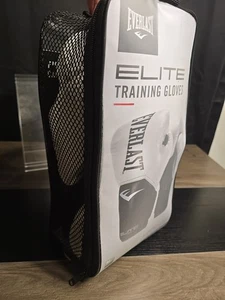 Guantes de Entrenamiento Everlast Elite Color Blanco Negro, 16 Onzas Ligeramente Usados - Imagen 1 de 6