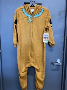Kids P Jammy Scooby-Doo One Piece Costume With Hood Size M Child Size 8 - Picture 1 of 6