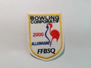 Fédération Française de Bowling et de Sport de Quilles FFBSQ embroidered patch - Picture 1 of 2