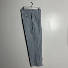 Polo Ralph Lauren Seersucker Pants Mens Stripe 100% Cotton Size 36 / 32