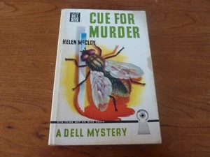 CUE FOR MURDER 1946 HELEN MCCLOY DELL MAPBACK CLASSIC MYSTERY VERY GOOD+ - Imagen 1 de 2