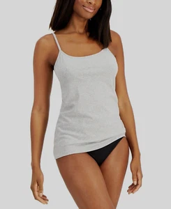 Charter Club Women's Shelf-Bra Cami Tank Small, Heather Storm Grey, NWT - Picture 1 of 4