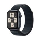 Apple Watch SE OLED 44 mm Digital 368 x 448 pixels Touchscreen Black Wi-Fi GPS (