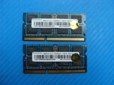 Lenovo Ideapad 15.6" Y580 OEM Ramaxel SO-DIMM Memory RAM 8GB 2x4GB 11200393  - Image 1 of 2