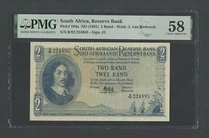 South Africa 2 Rand ND(1961) P104a About Uncirculated - Picture 1 of 2