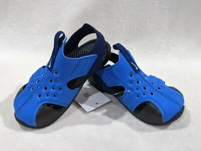 Nike Sunray Protect 2 (TD) Blue/White Toddler Boy's Sandals - Size 7/8/9/10C NWB - Image 1 of 4