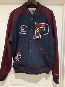 Bnwts Polo Ralph Lauren Mens Varsity Letterman Jacket $998 N.Y Allstars Sz Large - Picture 1 of 19
