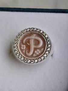  ANELLO  CAMMEO SARDONICO  ( LETTERA  " P " )   ARGENTO. 925   REGOLABILE - Foto 1 di 16