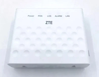 ZTE ZXHN F601 FIBRA FTTH Terminale GPON 1x GPON, 1x RJ45 1000Mb/s Modem-router.