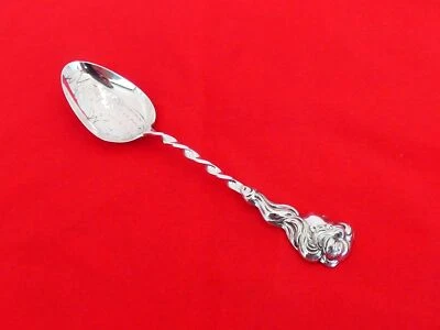 Cuchara de recuerdo vintage de plata esterlina rara Art Nouveau Milwaukee HK-16 Foto 1 de 4